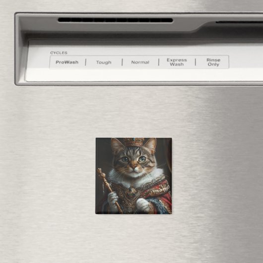 Queen Cat Magnet - Regel uw koelkast in stijl (Insitu (Vaatwasser))