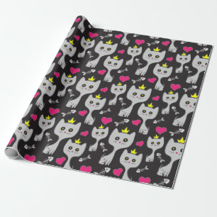 Queen Cat Pattern Cadeaupapier