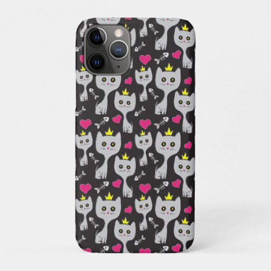 Queen Cat Pattern Case-Mate iPhone Case (Achterkant)
