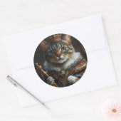 Queen Cat Sticker - Realistisch en vol van houding (Envelop)