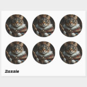 Queen Cat Sticker - Realistisch en vol van houding (Vel)