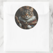 Queen Cat Sticker - Realistisch en vol van houding (Tas)