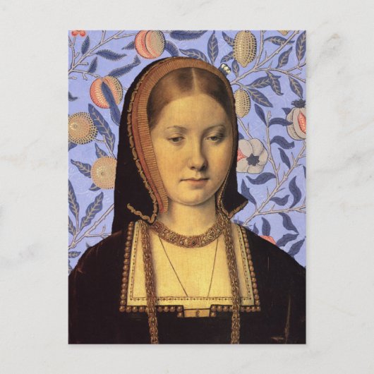 Queen Catherine of Aragon - Portrait Postcard Briefkaart (Voorkant)