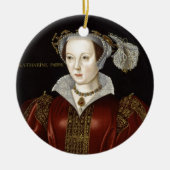 Queen Catherine Parr Keramisch Ornament (Voorkant)