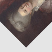 Queen Charlotte (1777) van Benjamin West Tissuepapier (Detail)