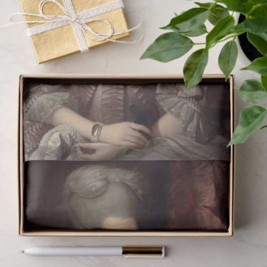 Queen Charlotte (1777) van Benjamin West Tissuepapier (Geschenk)