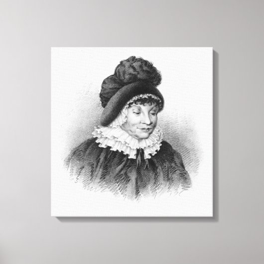 Queen Charlotte, c.1818 Canvas Afdruk (Voorkant)