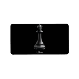 Queen Chess Piece Halloween Costume Chess Lover Etiket