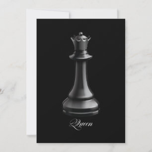 Queen Chess Piece Halloween Costume Chess Lover Feestdagenkaart