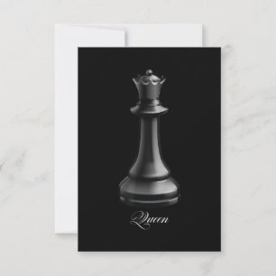 Queen Chess Piece Halloween Costume Chess Lover Kaart
