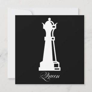Queen Chess Piece Halloween Costume Chess Lover Kaart