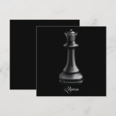 Queen Chess Piece Halloween Costume Chess Lover Kaart (Voorkant / Achterkant)