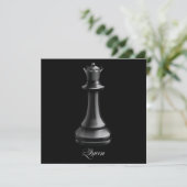 Queen Chess Piece Halloween Costume Chess Lover Kaart (Staand voorkant)
