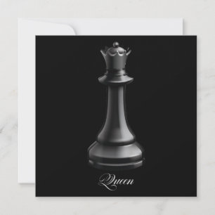 Queen Chess Piece Halloween Costume Chess Lover Kaart