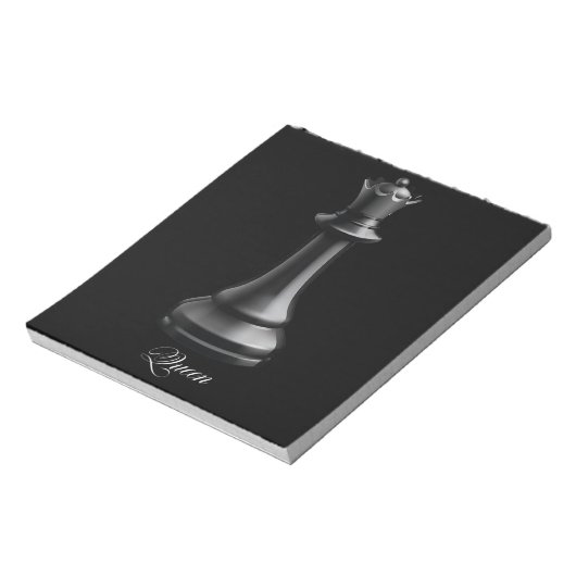 Queen Chess Piece Halloween Costume Chess Lover Notitieblok (Linkerzijde)