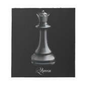 Queen Chess Piece Halloween Costume Chess Lover Notitieblok (Voorkant)