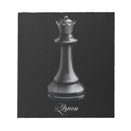 Queen Chess Piece Halloween Costume Chess Lover Notitieblok (Voorkant)