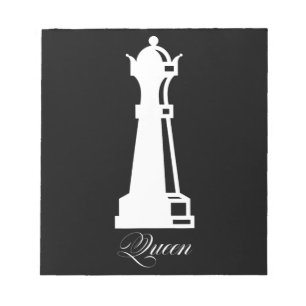 Queen Chess Piece Halloween Costume Chess Lover Notitieblok
