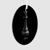 Queen Chess Piece Halloween Costume Chess Lover Ornament (voorkant)