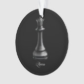 Queen Chess Piece Halloween Costume Chess Lover Ornament (voorkant)