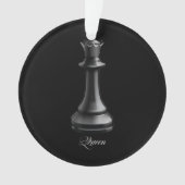 Queen Chess Piece Halloween Costume Chess Lover Ornament (voorkant)