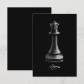 Queen Chess Piece Halloween Costume Chess Lover RSVP Kaartje (Voorkant / Achterkant)