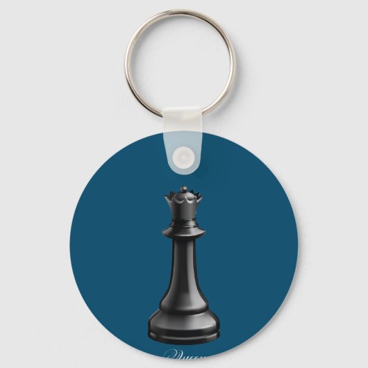 Queen Chess Piece Halloween Costume Chess Lover Sleutelhanger (Voorkant)