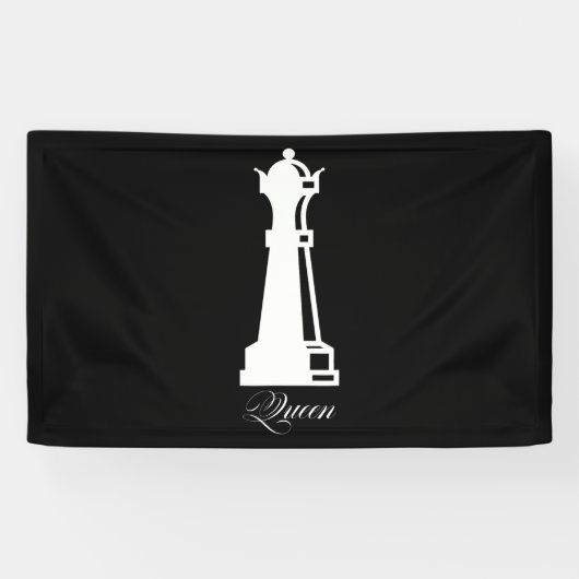 Queen Chess Piece Halloween Costume Chess Lover Spandoek (Horizontaal)