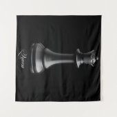 Queen Chess Piece Halloween Costume Chess Lover Wandkleed (Voorkant (horizontaal))