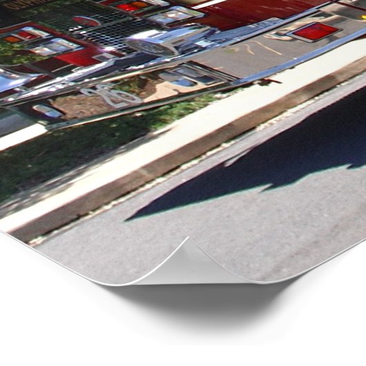 Queen City Hose Company Olyphant Pa Poster (Hoek)