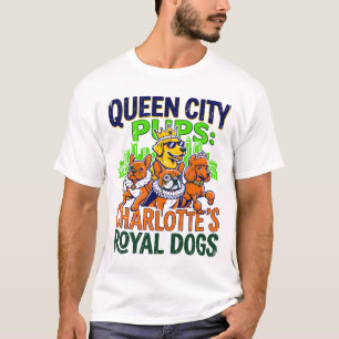 Queen City Pups Charlotte Koninklijke Honden T-shirt