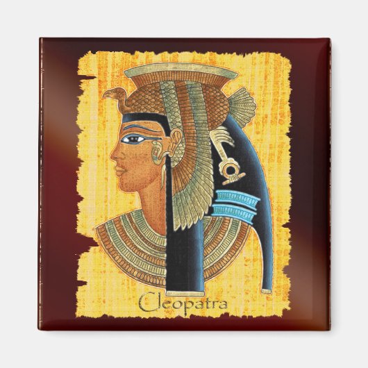 Queen Cleopatra Egyptian History Art Magnet (Voorkant)