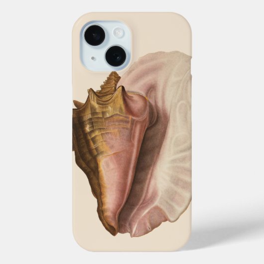 Queen Conch Shell Seashell,  zeeleven Case-Mate iPhone Case (Achterkant)