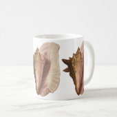 Queen Conch Shell Seashell,  zeeleven Koffiemok (Voorkant rechts)