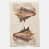 Queen Conch Shell Seashell,  zeeleven Theedoek (Verticaal)