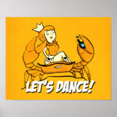 Queen Crab Reggae Girl Poster (Voorkant)