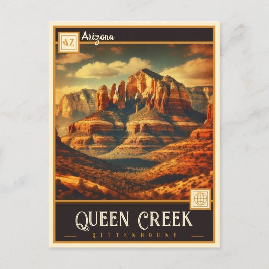 Queen Creek, Arizona |  BRIEFKAART (Voorkant)