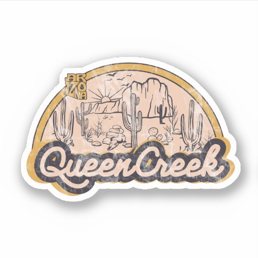 Queen Creek, Arizona Sticker (Voorkant)