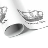 Queen Crown Cadeaupapier (Rol Hoek)