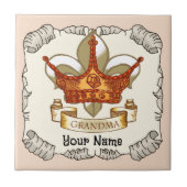 Queen Crown Oma tegel Tegeltje (Voorkant)