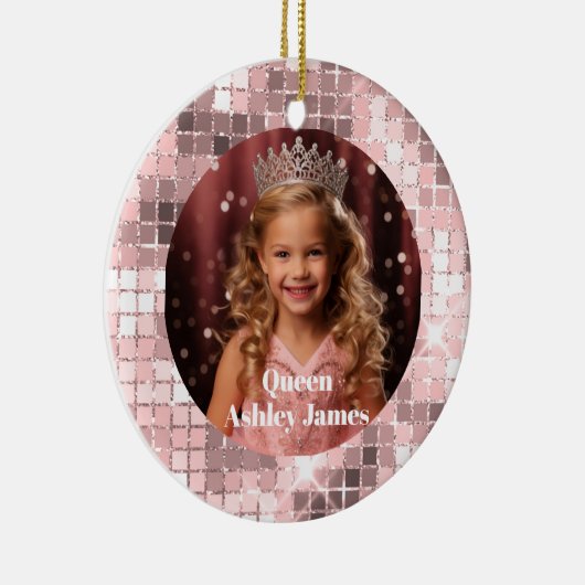 Queen Custom Photo Christmas Ornament (Rechts)