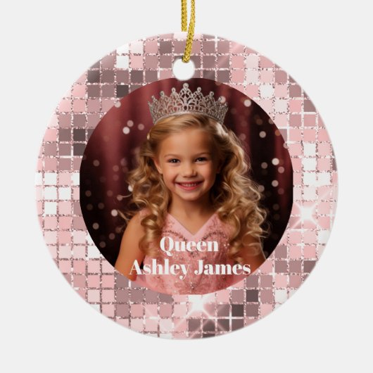 Queen Custom Photo Christmas Ornament (Voorkant)