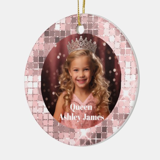 Queen Custom Photo Christmas Ornament (Links)