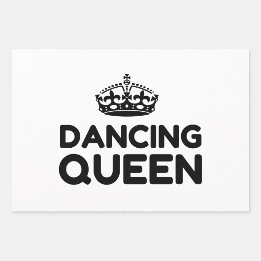 QUEEN DANCING INPAKPAPIER VEL (Voorkant)
