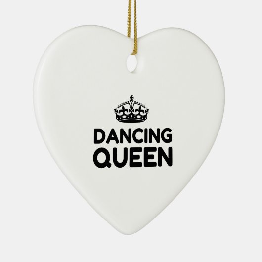 QUEEN DANCING KERAMISCH ORNAMENT (Rechts)
