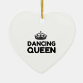 QUEEN DANCING KERAMISCH ORNAMENT (Voorkant)