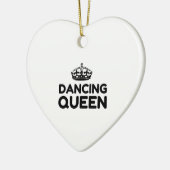 QUEEN DANCING KERAMISCH ORNAMENT (Links)