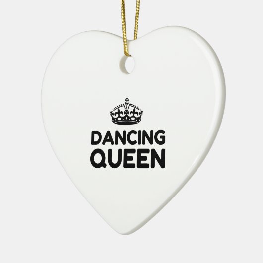 QUEEN DANCING KERAMISCH ORNAMENT (Links)