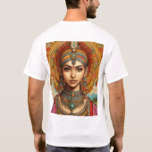 queen design art t-shirt (Achterkant)