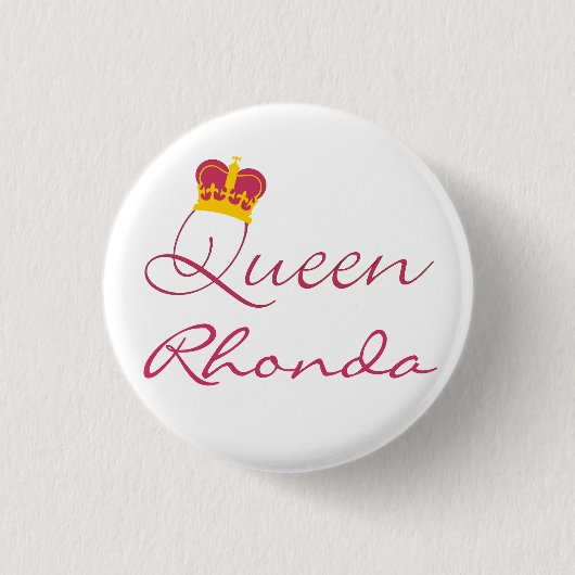 Queen Design Button (Voorkant)